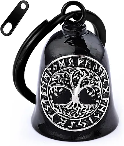 Vista 7 de Motorcycle Viking Bell - Motorcycle Angel Bell for Men and Women, Motorcycle Accessories