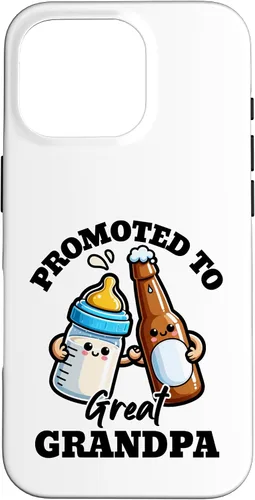 Vista 20 de Great Grandpa to Be Promoted to Great Grandpa Est. 2026 2027 Case for iPhone 16