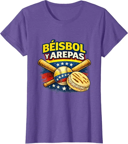 Vista 22 de Camiseta Beisbol y Arepas Venezuelas Baseball Pride Team 2026