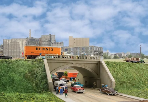 Vista 29 de Walthers Cornerstone Puente de ferrocarril de doble vía Pilar concreto pkg(2) 933-4553 HO Escala Modelo Ferrocarril - Kit de estructura