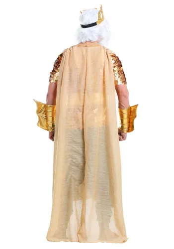 Vista 2 de Disfraz de Poseidon para hombre Multicolor