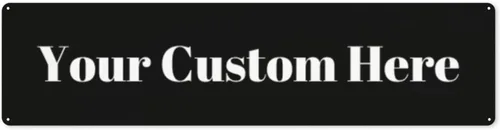 Vista 8 de Letreros de metal personalizados: letreros de estaño personalizados para exteriores, interiores, oficina, negocios, baño, bar, decoración de cueva