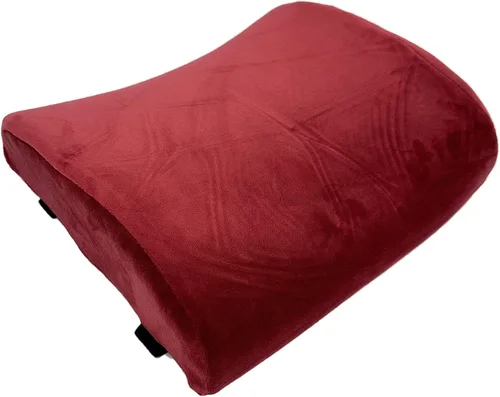 Vista 6 de Bookishbunny Cojín lumbar de espuma viscoelástica premium (negro)
