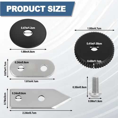 Vista 9 de Kit de cuchillas y engranajes KT1100 compatible con el abrelatas comercial