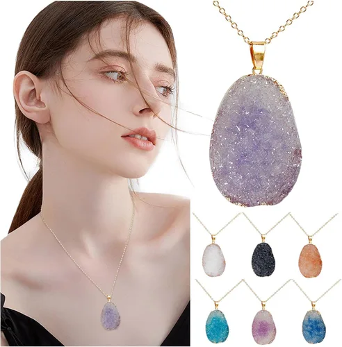 Vista 3 de iLH - Dije de diamantes de imitación para mujer, con letras, de compromiso, joya para regalar de ZYooh, talla única