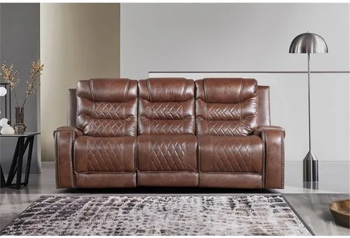 Vista 9 de Lexicon Derringer Wall Hugger Power - Sofá reclinable doble, color marrón