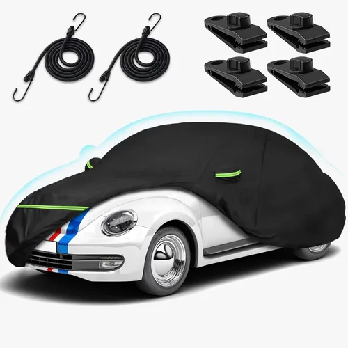 Vista 13 de Cubiertas de coche para Mini Cooper/Cooper S/Hardtop/Convertible 2 puertas 2002-2025, cubierta completa para auto Cooper impermeable 210T para todo