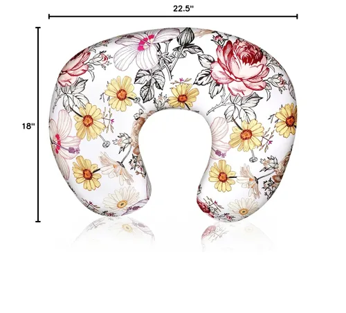 Vista 8 de Funda de almohada de lactancia, funda de almohada elástica para lactancia materna para bebés, niñas, suave y ajustada para funda de almohada