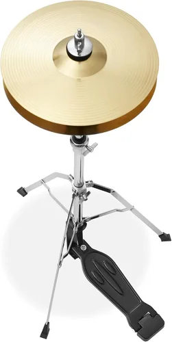 Vista 5 de Gammon Percussion Kit de batería de arranque junior de 5 piezas con platillos, hardware, palos y trono, color azul