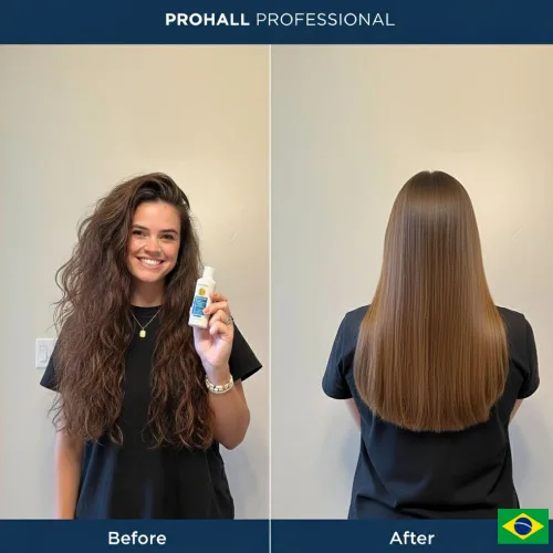 Vista 6 de Tratamiento de Queratina Brasileña Complejo Alisador-PROHALL SELECT ONE 4.05 oz-Tratamiento Capilar de Queratina Sin Formaldehído-Queratina