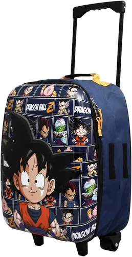 Vista 2 de Dragon Ball Z Kids Goku - Maleta plegable con ruedas para niños, Multicolor, OSFM