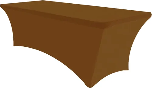 Vista 9 de Eurmax USA - Manteles rectangulares ajustables de elastano de 4 pies, mantel elástico para bodas, eventos o para decorar la mesa del patio