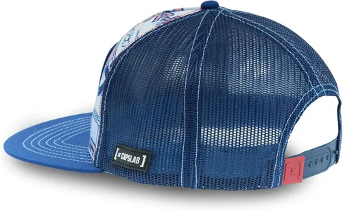 Vista 3 de XCAPSLAB Gorra de camionero Los Pitufos ajustable Snapback Malla Transpirable Sombrero de Bill Plano Talla única