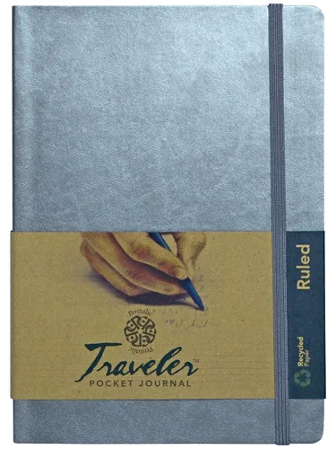 Vista 9 de Cuaderno de bocetos Travelers Dot Grid Pentalic Art, libre de ácidos