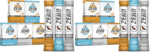 Vista 8 de Gatorade G Zero en polvo, ponche de frutas, paquetes de 0.10 onzas (paquete de 10)
