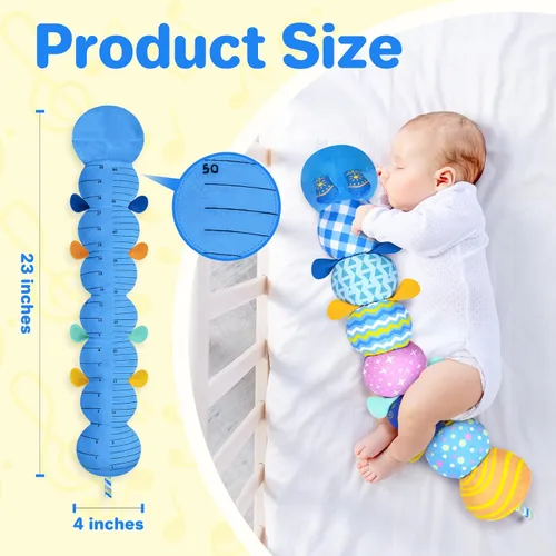 Vista 4 de KMUYSL Juguetes para Bebés 0-6 6-12 Meses, Juguete de Peluche Musical Sensorial de Animales para 0 1 2 3 4 5 6+ Meses, Juguete de Peluche