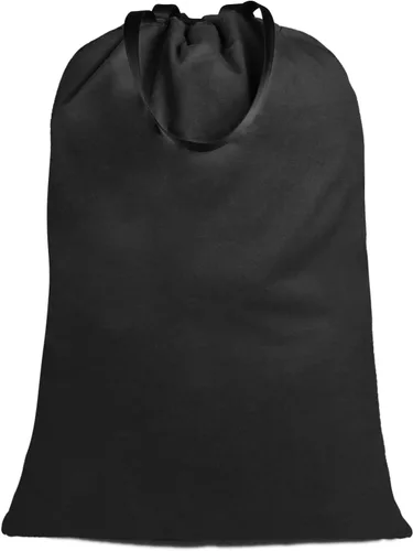 Vista 23 de Sanlykate Bolsa grande de lona de algodón con cordón y asas, organizador de ropa sucia resistente y duradero, bolsa de almacenamiento resistente a