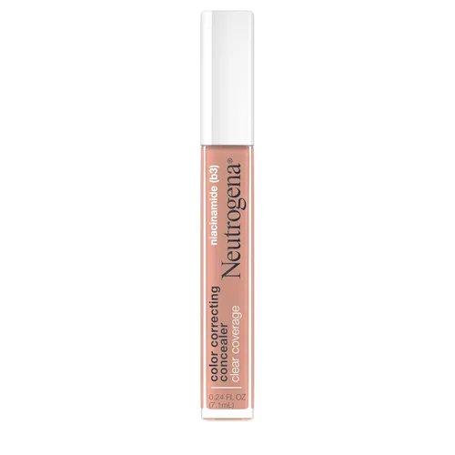 Vista 10 de Neutrogena Clear Coverage - Corrector de maquillaje ligero con niacinamida para manchas oscuras, sin aceite, sin fragancia, sin parabenos y sin