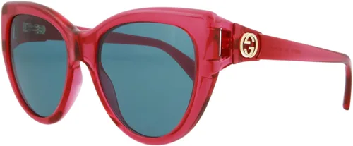 Vista 2 de Gucci Gafas de sol para mujer con ojo de gato rojo azul GG0877S-30010262-004
