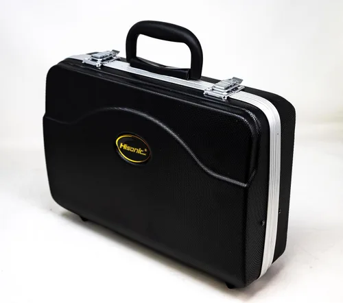 Vista 7 de Hisonic Signature Series 2610 Bb Clarinete de orquesta con funda.
