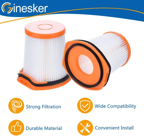 Vista 4 de WS642AE Filtro de repuesto para Shark Wandvac Sistema de auto-vacío WS642AE Ultra-ligero potente aspiradora inalámbrica (paquete de 4)