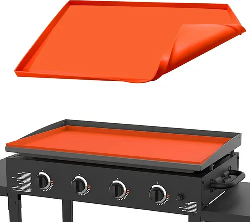 Vista 9 de Favfully - Tapete de silicona para parrilla, cubierta de parrilla de 22 pulgadas, funda protectora para parrilla Blackstone de 22 pulgadas