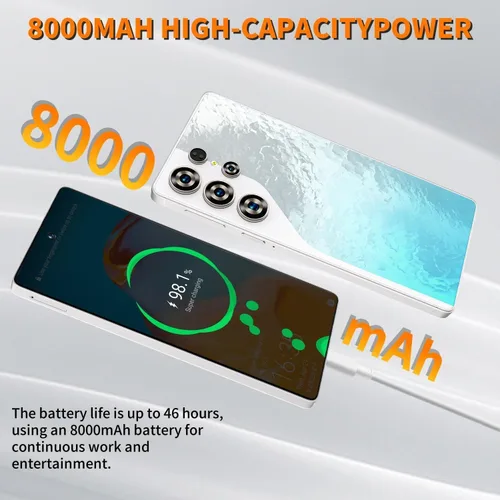 Vista 6 de C26 Ultra Desbloqueado 5G Teléfono móvil, teléfono móvil Android 15 con bolígrafo incorporado, pantalla grande de 6.9 pulgadas, 8GB+256GB, Dual SIM