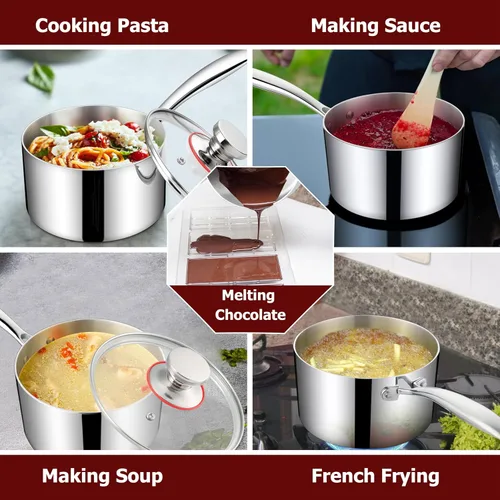 Vista 9 de Homikit - Juego de utensilios de cocina y cacerola de silicona, 15 utensilios de cocina con soporte para utensilios de cocina antiadherentes
