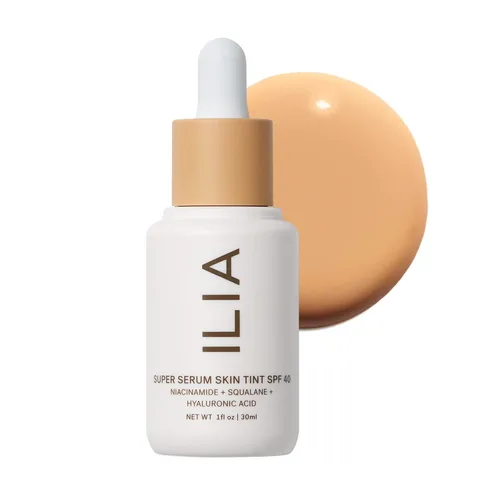 Vista 28 de ILIA - Tinte de piel Super Serum SPF 40 Sin comedogénesis, vegano, ligero para ayudar contra la luz azul, + contaminación mientras hidrata, Balos