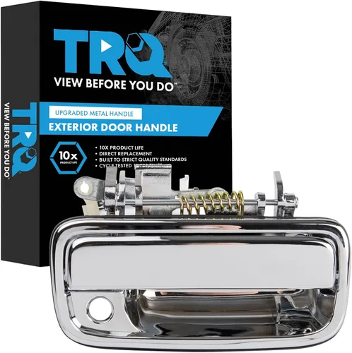 Vista 29 de TRQ Manija de puerta exterior delantera derecha cromada para el lado del pasajero compatible con Dodge Durango Jeep Grand Cherokee 2011-2021