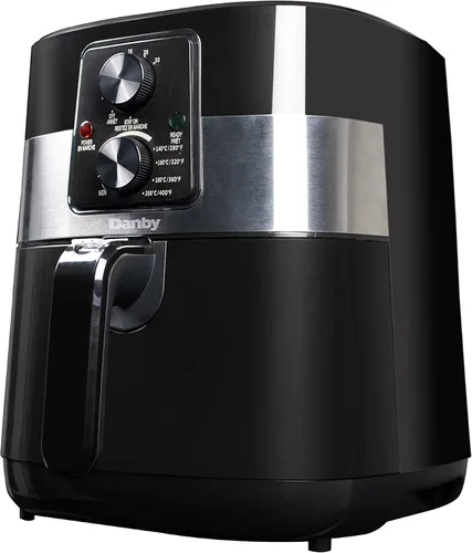 Vista 12 de Danby DBAF03224BD11 Freidora de aire de 3.2 cuartos de galón en negro con temporizador, temperatura ajustable y cesta extraíble