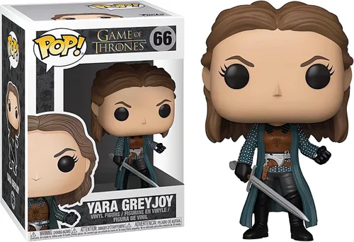 Vista 5 de Funko Yara Greyjoy: Juego de Tronos x POP! Figura de vinilo y 1 paquete de protector gráfico de plástico PET [#066/34617 - B]