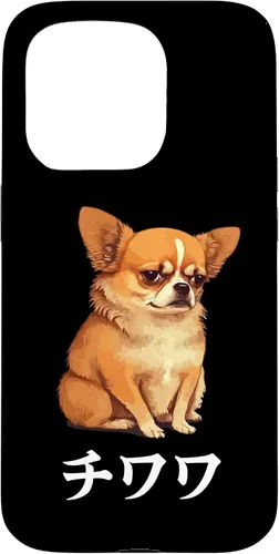 Vista 14 de Funny Kawaii Japanese Chihuahua & Katakana Words Case for iPhone 17
