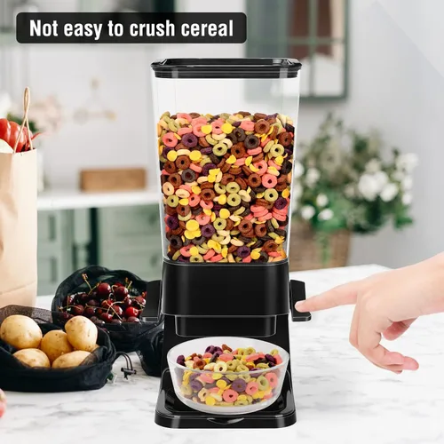 Vista 5 de Dispensador de Cereales para Encimera, Contenedores de Cereales de 5.5L Dispensador de Almacenamiento para Despensa, Contenedores de Arroz