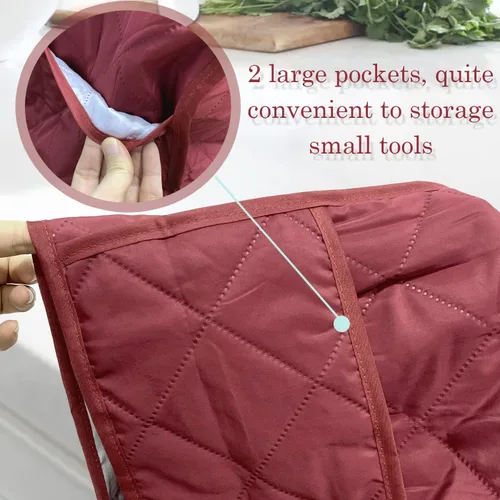 Vista 4 de Cubierta para horno tostador de convección – Protector inteligente para horno de microondas, impermeable, resistente al polvo y a las manchas