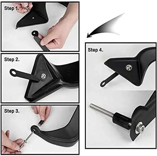 Vista 5 de Motorcycles Hand Guards for Kawasaki for Versys X-300 X300 2022 2021 2020 2017-2022 Motorcycle Windproof Handguards Protector Handlebar Handguard