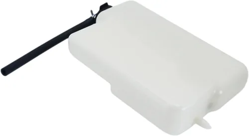 Vista 6 de CarPartsDepot Tanque de recuperación de refrigerante del motor Depósito de expansión Depósito de botella con tapa y manguera de plástico compatible