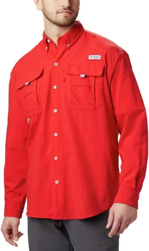 Vista 16 de Columbia Discontinued PFG Bahama II Camisa de manga larga para hombre Remolacha