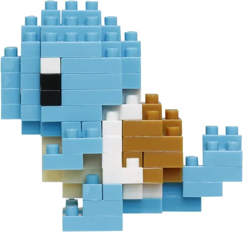 Vista 4 de Nanoblock - Squirtle, kit de construcción de Pokémon (NBPM_004)