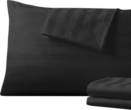Vista 32 de Juego de 2 fundas de almohada 100% algodón egipcio, tamaño estándar Beige