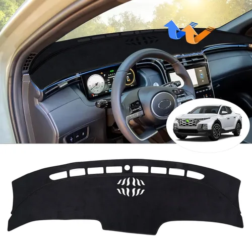 Vista 46 de Autorder Cubierta de salpicadero para Hyundai Sonata 2009 2010 Accesorios Dash Cover Upgrade Flannel Dash Mat Parasol Protector de rayos UV