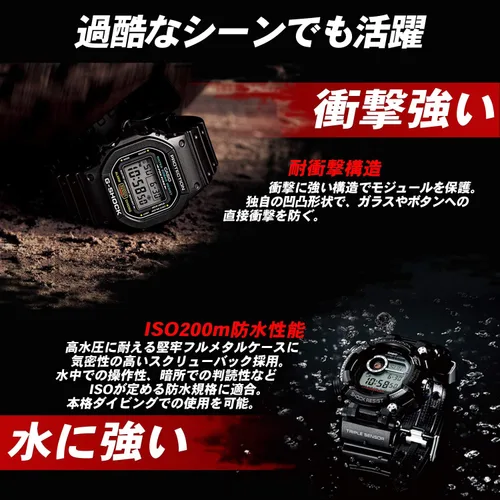 Vista 2 de G-Shock CASIO Master of G FROGMAN Multi Band 6 GWF-D1000B-1JF Hombres Japón Import