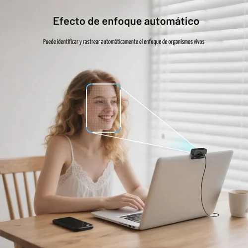 Vista 5 de Diccik Cámara web 2K para PC, videollamadas Full HD, corrección de luz HD, funciona con Skype, Zoom, FaceTime, Hangouts, PC/Mac/Laptop/MacBook/Tablet