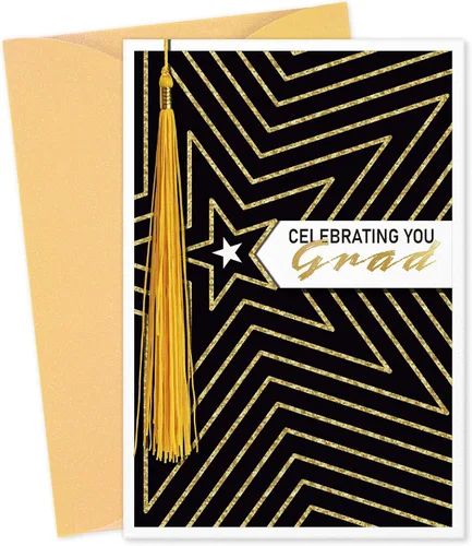 Vista 12 de D24TIME Tarjetas de graduación de clase de 2026 para él y ella, regalo de graduación feliz para hijo, hija, graduados de la escuela secundaria