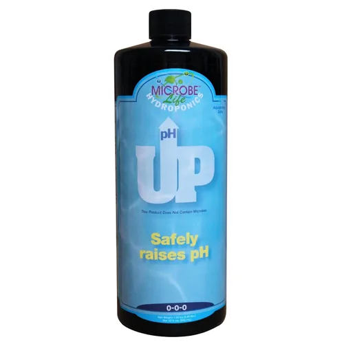 Vista 10 de Microbe Life Hydroponics Líquido de control de pH Up, tampón premium para estabilidad del pH, aumenta los niveles de pH, uso con cualquier sistema