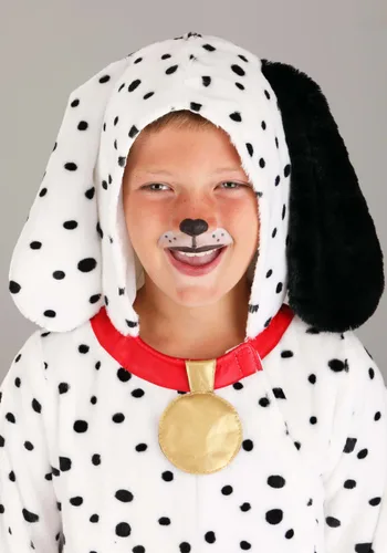 Vista 3 de Disfraz de Cachorro Dálmata de Peluche para Niños Multicolor