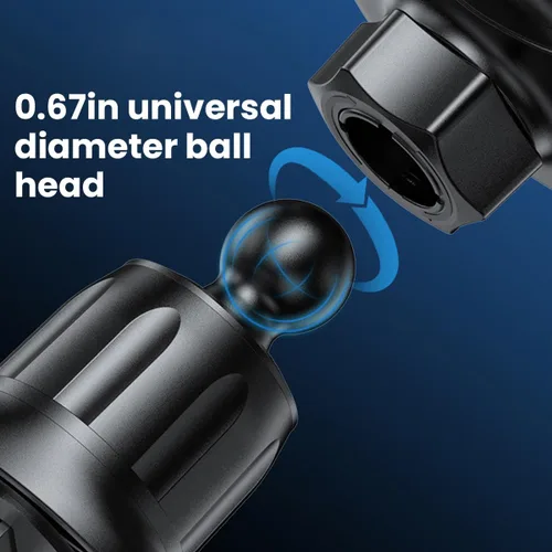 Vista 2 de AUCELI Soporte universal para teléfono celular de auto para ventilación de aire, soporte universal para teléfono celular de coche, compatible