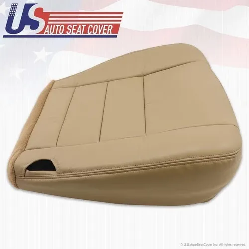 Vista 5 de 2002-2007 para Ford F250 F350 Lariat Driver Bottom Funda de asiento de cuero Pergamino TAN