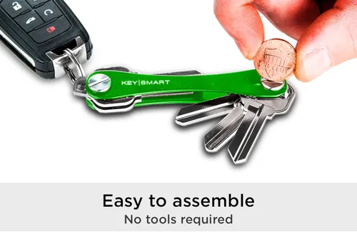 Vista 5 de KeySmart soporte compacto para llaves y organizador de llaves, para hasta 8 llaves