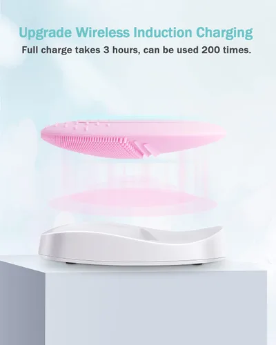 Vista 7 de EZBASICS Vaporizador facial incluido con cepillo de limpieza facial rosa
